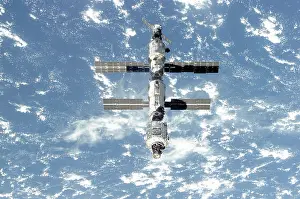 Modular: The International Space Station is seen ?