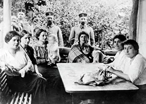 Interned: Interned Russian students, 1914