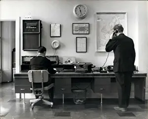 Annals: Interpol communications room, Scotland Yard, London