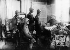 Interrogated: Interrogation of French prisoners, 1917