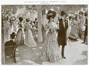 Socializing: Interval Between Races at Ascot 1907