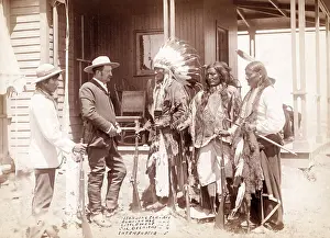 Assimilate: The Interview. Three Cheyenne men, Standing ?
