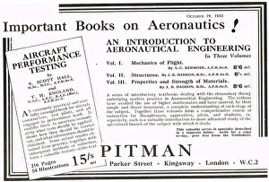 Pitman: Introduction To Aeronautical Engineering
