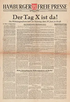 Reichsmark: Introduction of the Deutsche Mark