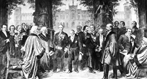Commissioned: Introduction of Humboldt to a circle of famous