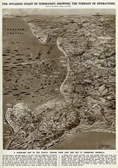 Invasion coast of Normandy by G. H. Davis