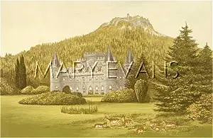 Inverary: Inveraray Castle in Argyll Scotland