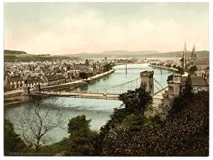 Inverness: Inverness from castle, Scotland
