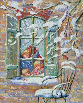 Jeanette: Invitation to Breakfast robin in the snow