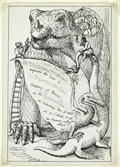 Ephemera: Invitation to Dinner in Iguanodon 31/12/1853