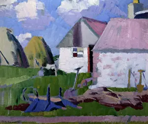 Iona: Iona ' with blue wheelbarrow