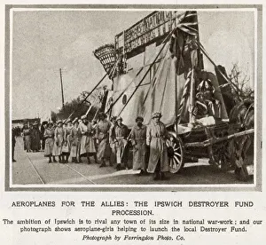 Fundraising: Ipswich Destroyer Fund procession, 1918