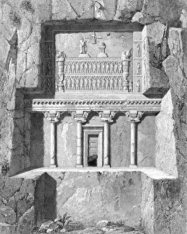 Worshipping: IRAN/TOMB OF XERXES