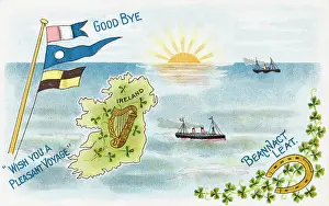 Shamrocks: Ireland - Greetings Card