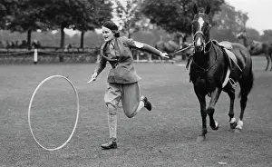 Ranelagh: Irene Mann Thompson wins the hoop