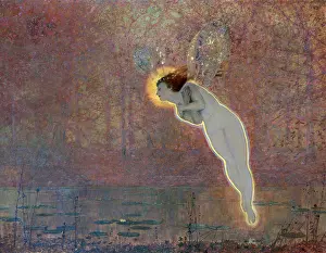 Midsummer: Iris Artist: John Atkinson Grimshaw