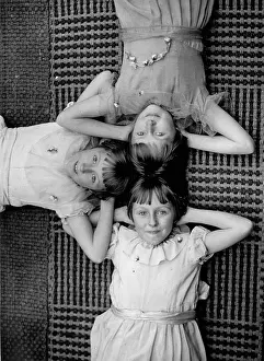 Triplet: Iris, Myra and Dorothy, portrait of the triplets