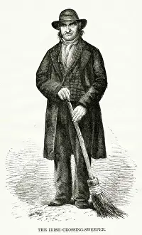 Sweeper: Irish crossing sweeper 1850s