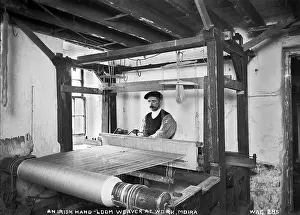 Operating: An Irish Hand-Loom Weaver at Work, Moira