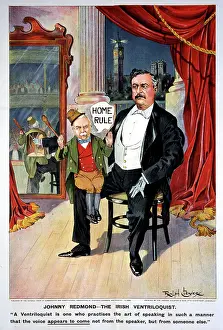 Ventriloquist: Irish Home Rule cartoon