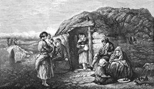 Hovel: Irish peasant cabin