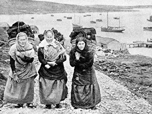 Crofting: Irish Peat Carriers early 1900s