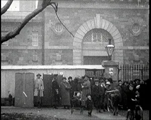 Mountjoy: Irish People Gathering Outside Mountjoy Prison