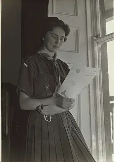 Eire: Irish Scout leader at a conference