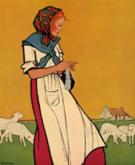 Shepherdess: Irish Shepherdess