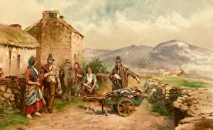 Wares: Irish Villagers on Road