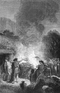 Pyre: IRON AGE FUNERAL SCENE