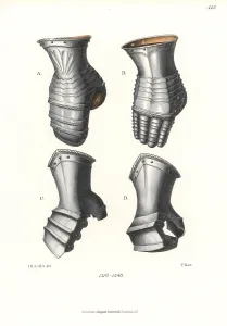 Gauntlets: Iron gauntlets of the first half of the 16th century
