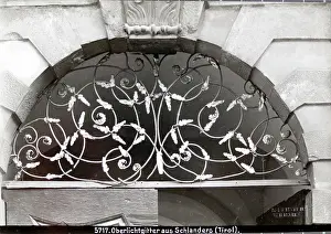 Doorways: Iron skylight grille in Schlanders