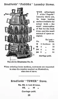 Ironing: Iron stove, 1923