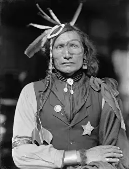 Kasebier: Iron White Man, a Native American man of ?