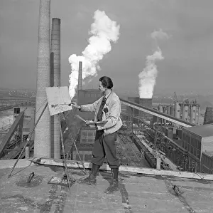 Kuncice: Iron works - NHKG - painter - chimney