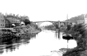 Ironbridge: Ironbridge, Bridge from the River 1892