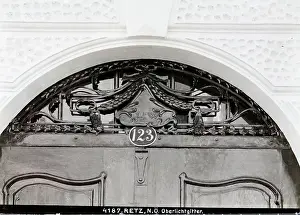 Skylight: Ironwork skylight grille
