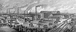 Industrialization: Ironworks in Solingen, 1870s