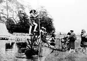 Irrigating: Irrigating the land, Japan
