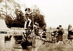 Irrigating: Irrigating the land, Japan