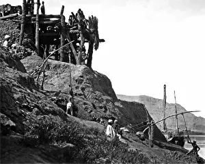 Irrigating: Irrigation from the River Nile, Egypt