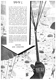 Chutes: Irvin Air Chutes - 99.9% Reliability