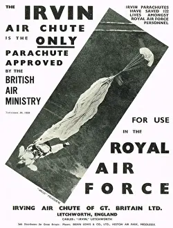 Chutes: Irvin Air Chutes Approved By The RAF