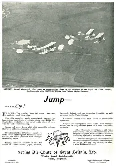 Chutes: Irvin Air Chutes - RAF Parachutists