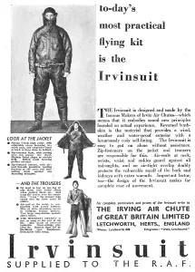 Irvinsuit: Irvin Parachutes - Irvinsuit