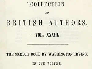 Scetch: Irving, Washington, 3.4.1783 - 28.11.1859, American