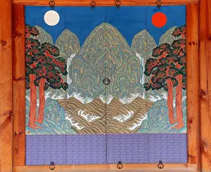 Joseon: The Irworobongdo, a Korean folding screen in the