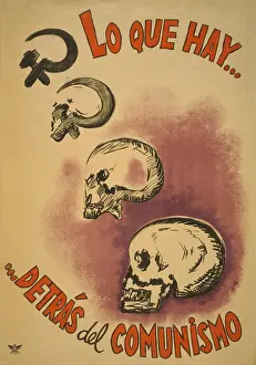 Falange: WHAT THERE IS... BEHIND COMMUNISM. Spanish