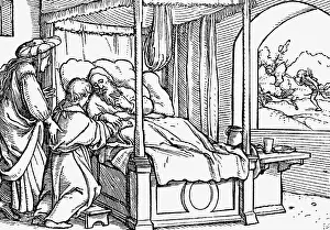 Deathbeds: Isaac, biblical character, son of Abraham, scene: